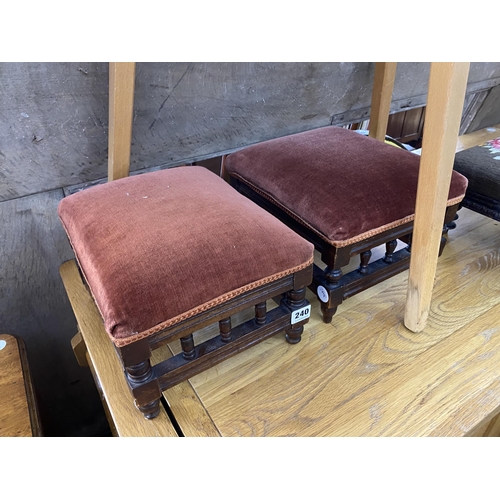 240 - 2 foot stools