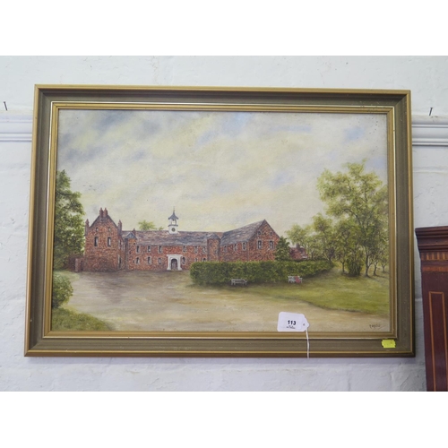 113 - Ruth Greene
The Stables at Osterley Park
oil on board
signed (dated 1983 on the reverse)
40 x 60 cm