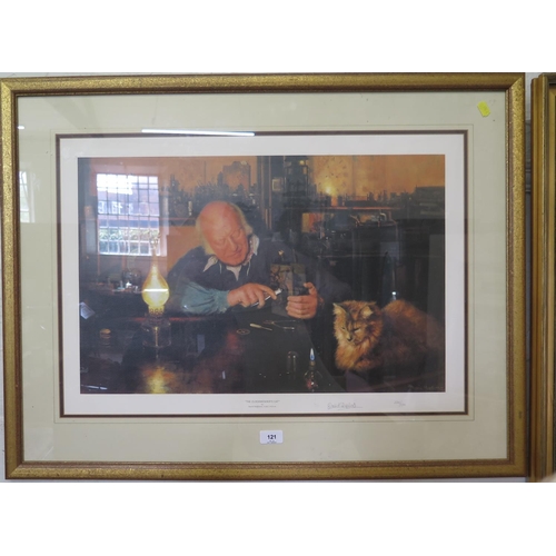 121 - After David Shepherd
The Clockmender's Cat
signed limited edition print
signed and numbered in penci... 