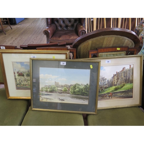 126 - Michael Vickery
Three views of Windsor
watercolours
each signed
each between 23 x 37 cm (3)