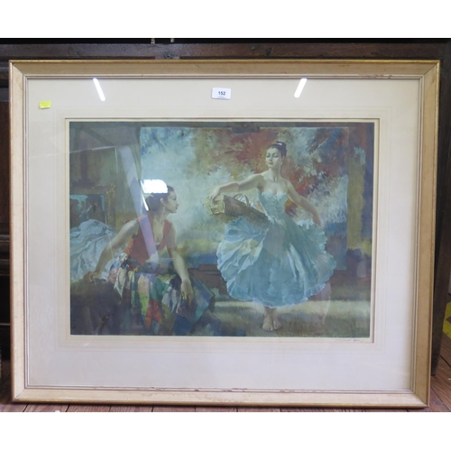 152 - After Sir William Russell Flint
Ballerinas
Frost and Reed print
signed in pencil and with blind stam... 