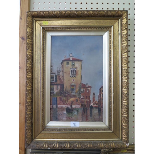 161 - G. Keyworth
Venetian view
oil on canvas
signed
39 x 24 cm