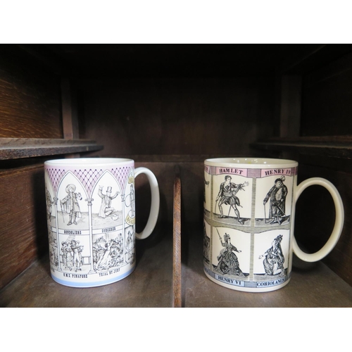 292 - Two Wedgwood mugs commemorating Gilbert and Sullivan operas and William Shakespeare