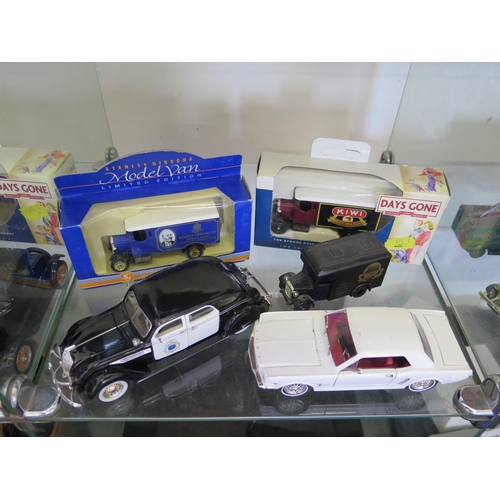 216 - Arko Ford Mustang, Signature Chrysler Airflow Bedford Falls Police Chief, Corgi Morris Minor Royal M... 