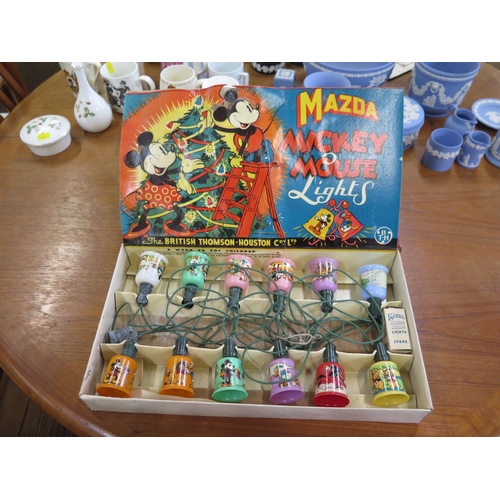 242 - A set of Mazda Mickey Mouse Lights, by The British Thomson-Houston Co. Ltd, in original box