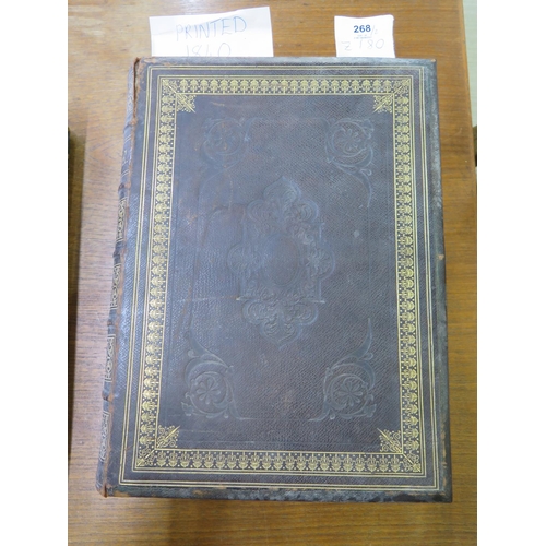 268 - A Victorian Holy Bible, condensed by Rev. John McFarlane, and another by The Late Rev. John Brown (2... 