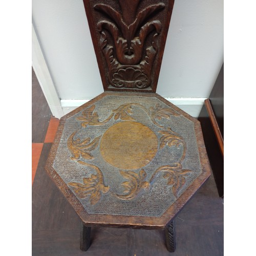 21 - A Victorian Table and chair