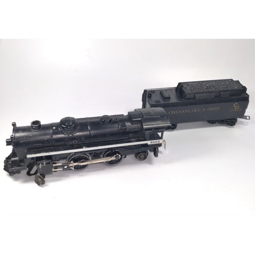 479 - Lionel O gauge electric locomotives and three tenders (varying condition, one worn). (6)