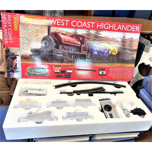 25B - Hornby West Coast Highlander OO Gauge Model Train Set. In mint condition.