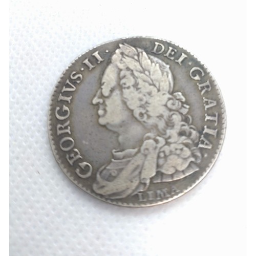 506 - A George II half crown, dated 1746. 14.9gms.