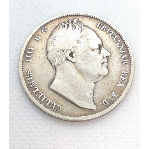 501 - A William IV half crown, 1834. 13.8gms.