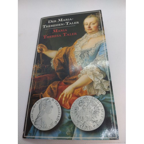 470 - A silver Maria Theresa taler  with packaging