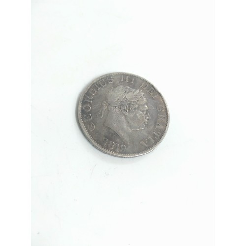 508 - A George III half crown, 1819. 13.8gms.