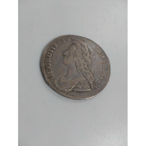 507 - A George II silver half crown, dated 1732. 14.8gms.