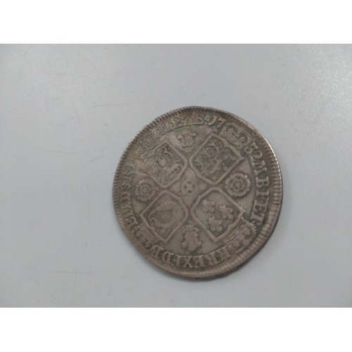 507 - A George II silver half crown, dated 1732. 14.8gms.