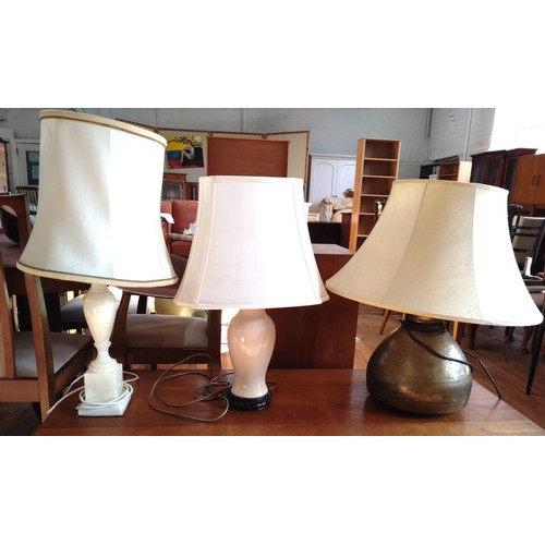 71 - Three table lamps