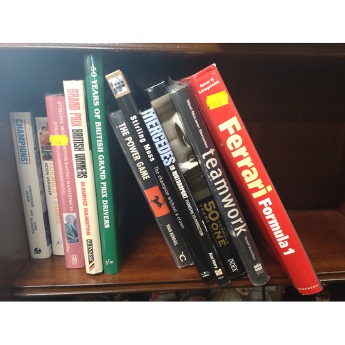 158 - Eleven books on Formula One Motor Racing and a selection of F1 magazines