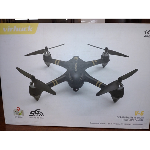 115 - A boxed Virhuck V-6 drone