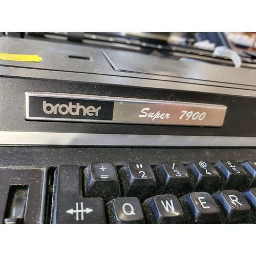 109 - A Brother Super 7900 electric ball  typewriter