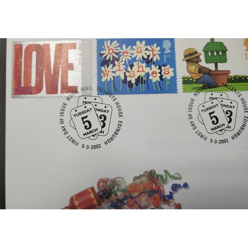 153 - A large collection of Royal Mail 'First Day' covers, immaculately presented in thirteen albums, in e... 