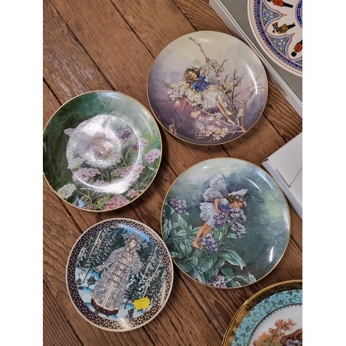 203 - A Goebel Claude Monet La Promenade plate in a box, other limited edition plates including Wedgwood a... 