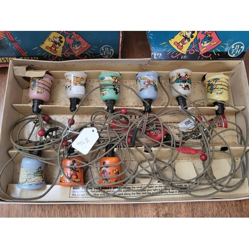 141 - British Thomson-Houston Co. Ltd Mazda Mickey Mouse lights in original box.