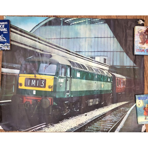 104 - A Diesel train poster 102cm x 125cm