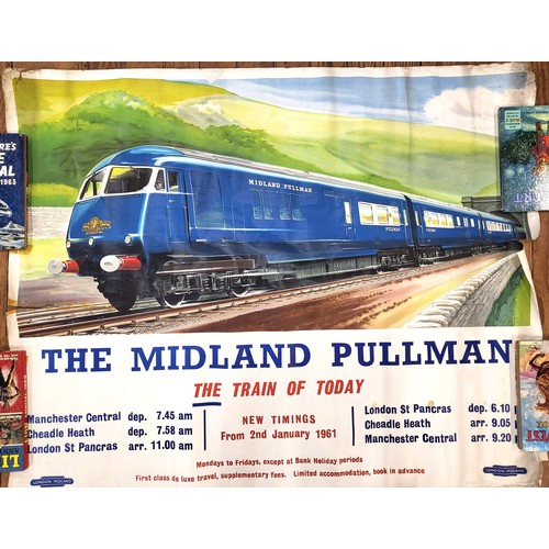 105 - The Midland Pullman poster 1961 121cm x 125cm