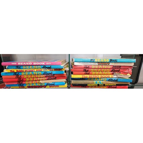 131 - Nineteen Beano and Dandy Annuals 1970's to 1990's. (19)