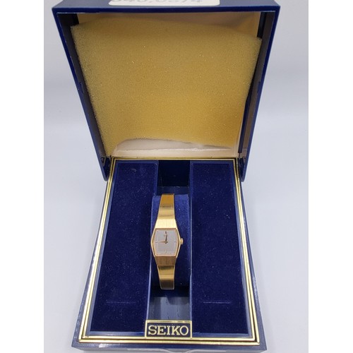 287 - Ladies Seiko gold plated dress watch