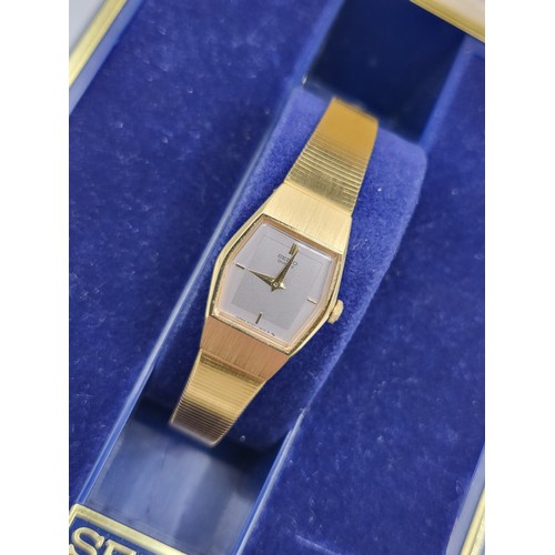 287 - Ladies Seiko gold plated dress watch