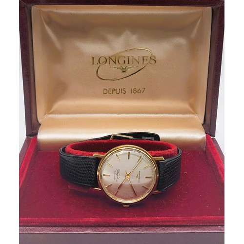 290 - A gents Longines, Flagship Automatic 1960 watch in presentation box