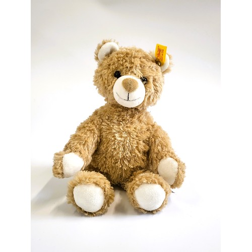 107 - Steiff teddy bear with button and tag in ear, 30cm.