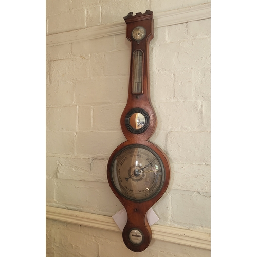 46A - A banjo barometer approx 95cm