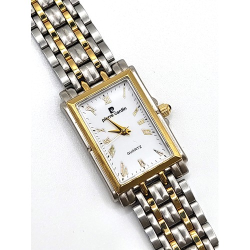 434 - A Pierre Cardin Quartz dress watch on a bi-colour bracelet