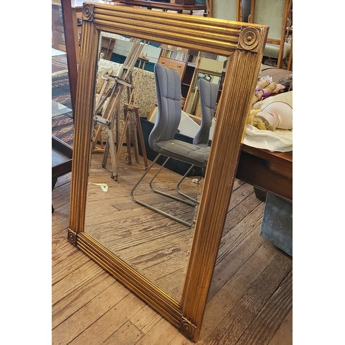 52 - A gilt framed mirror 111cm x 80cm