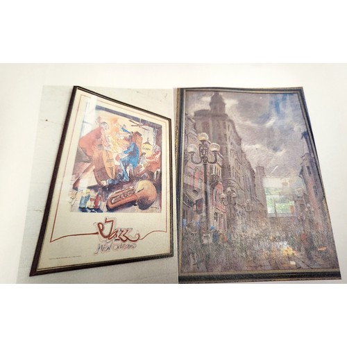 114 - An original Pastel of the Moulin Rouge, signed and dated 1952. Framed and Glazed. 71cm x 51cm.
Also ... 