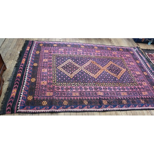 50 - Two Afghan Kilims 200cm x 300cm & 175cm x 95cm