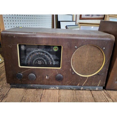 151 - Two vintage valve radios