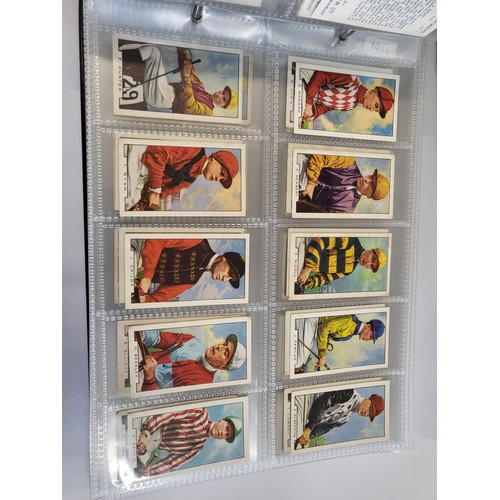 213 - A selection of cigarette cards in albums dating from 1917-1939 including plants, of commercial value... 