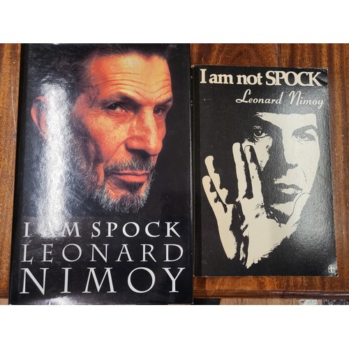 139A - Two Leonard Nimoy books: 'I am Not Spock', and 'I Am Spock' signed.