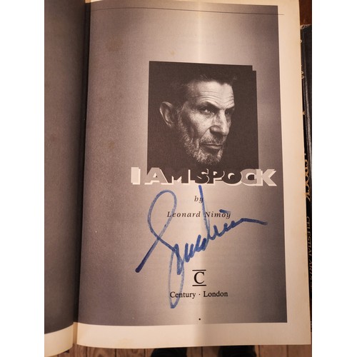 139A - Two Leonard Nimoy books: 'I am Not Spock', and 'I Am Spock' signed.