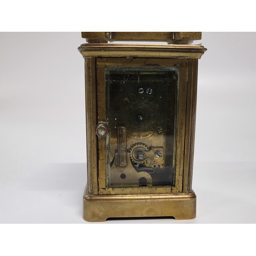 31 - A French carriage clock (running)