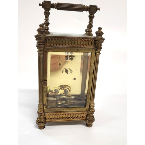 32 - A 1910 French carriage clock