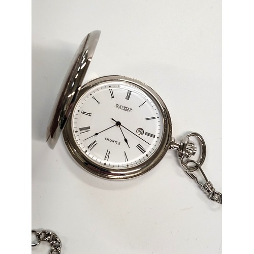 406 - A boxed Jean Pierre pocket watch.