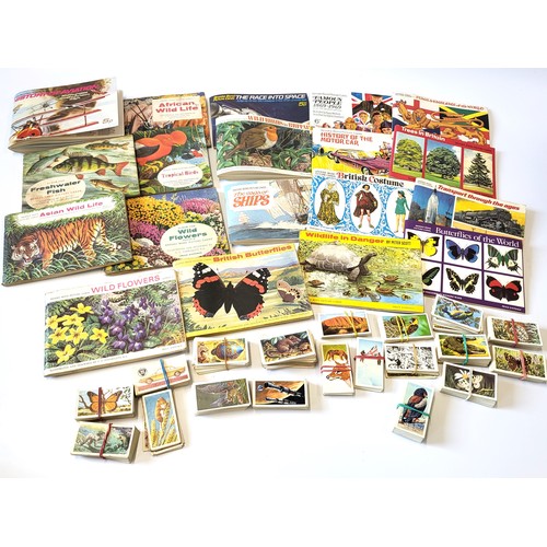 184 - Brook Bond trade cards including Wild Flowers Series 2 and 3, Freshwater Fish (part set), Tropical B... 