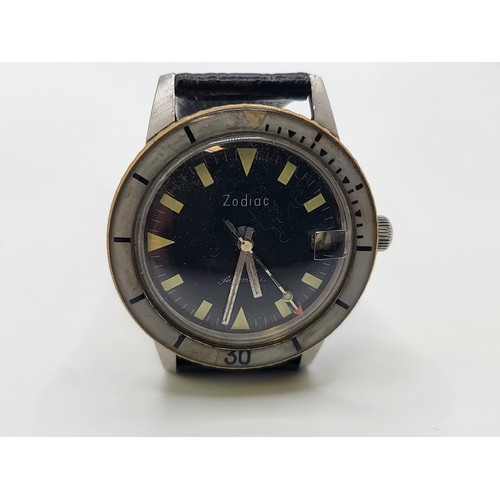 400 - Zodiac Seawolf automatic watch. c1960's