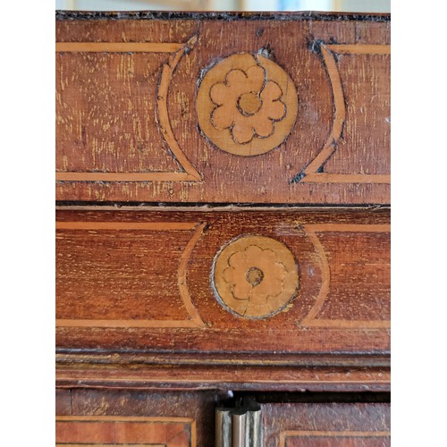 4 - A large inlaid mahogany sideboard made by S & H Jewell 29, 30 &31 Little Queen Street, Holborn  WC, ... 