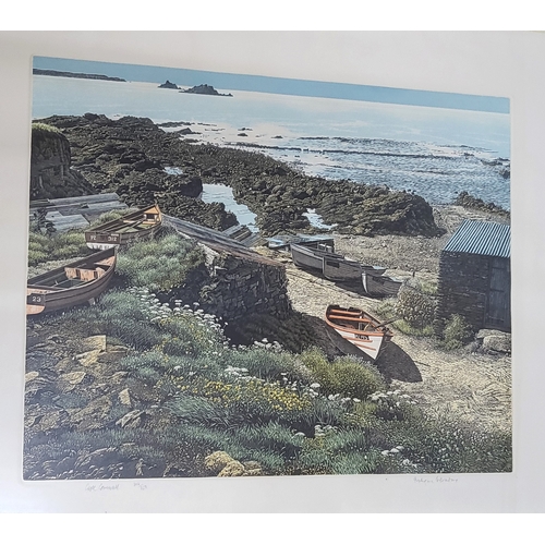 74 - Two limited edition prints: Graham Everden 'Cope, Cornwall' 306/350, and Kenneth Leech 'Forest Walk'... 