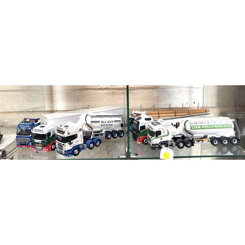 148 - Corgi Classics articulated trucks including Lion Kelly Haulage, McFadyens, McCann, Steve Swain, and ... 